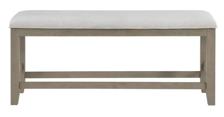 Steve Silver Co. Lily Greige Counter Bench