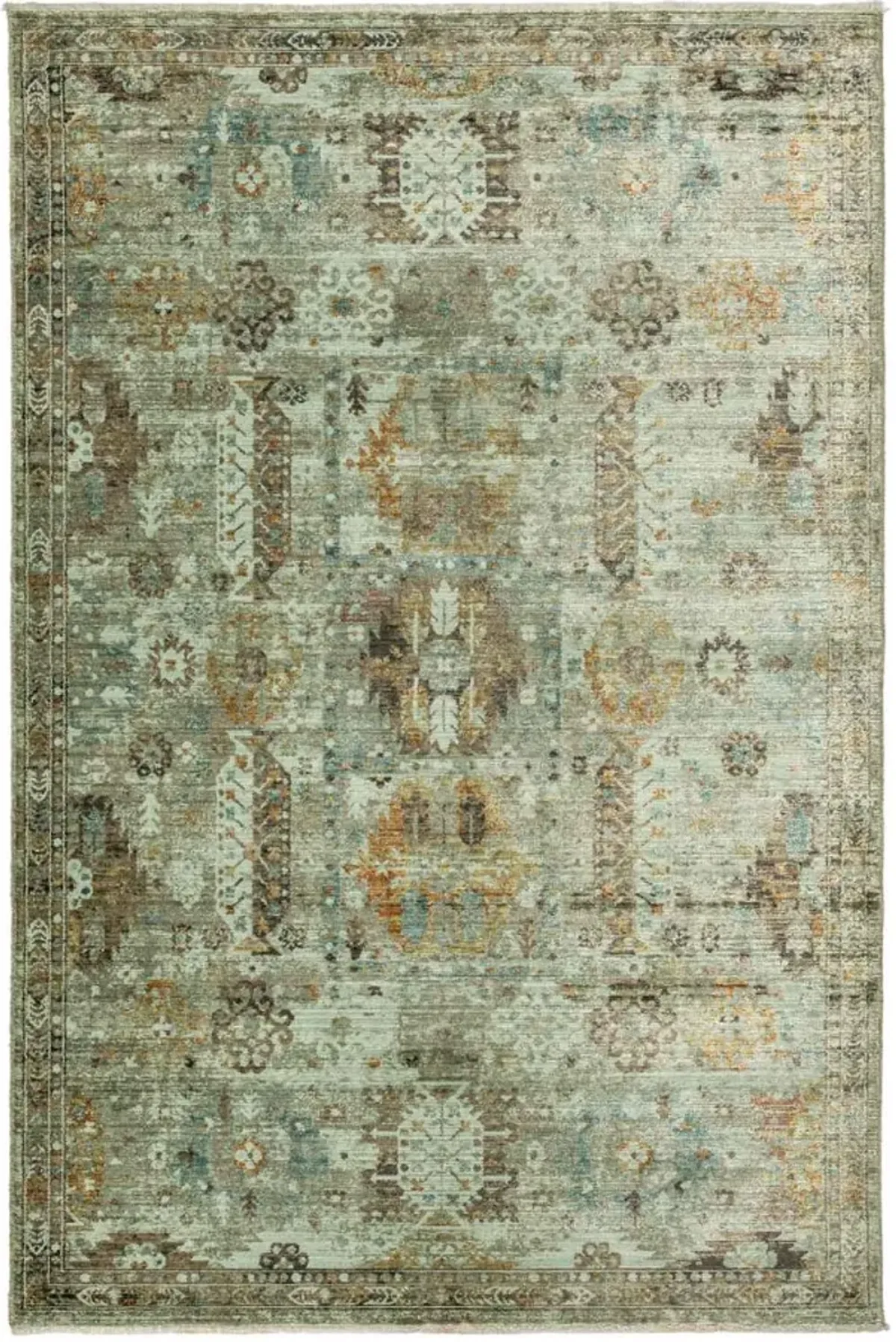 Dalyn Rug Company Lomita Green 8'x10' Style 1 Area Rug