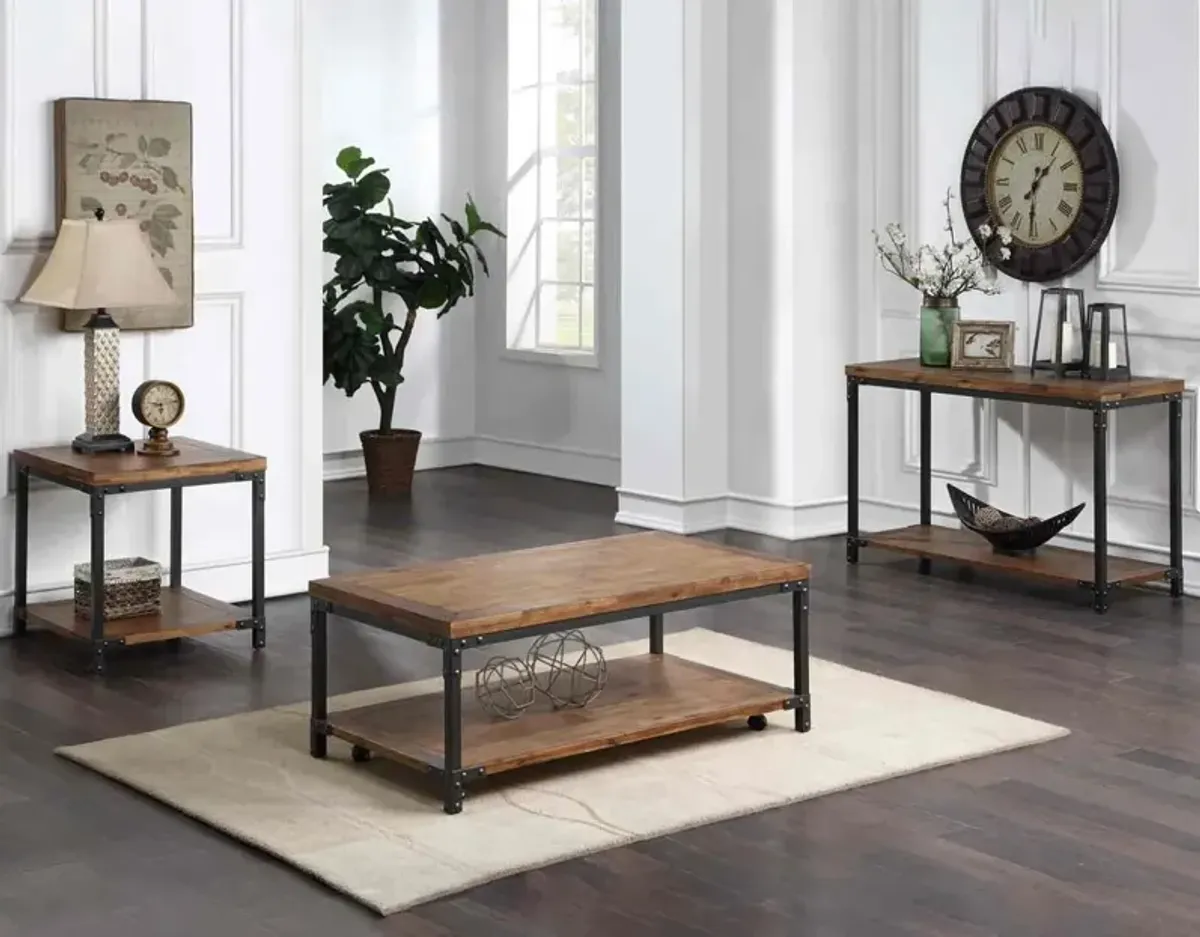 Steve Silver Co. Lantana Antiqued Honey Sofa Table