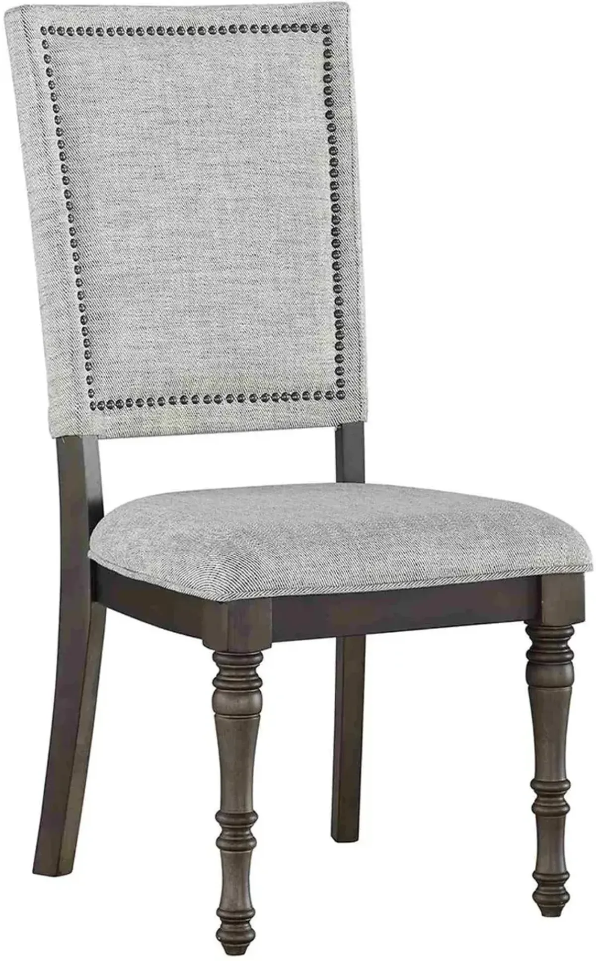 Steve Silver Co. Linnett Gray Upholstered Back Chair