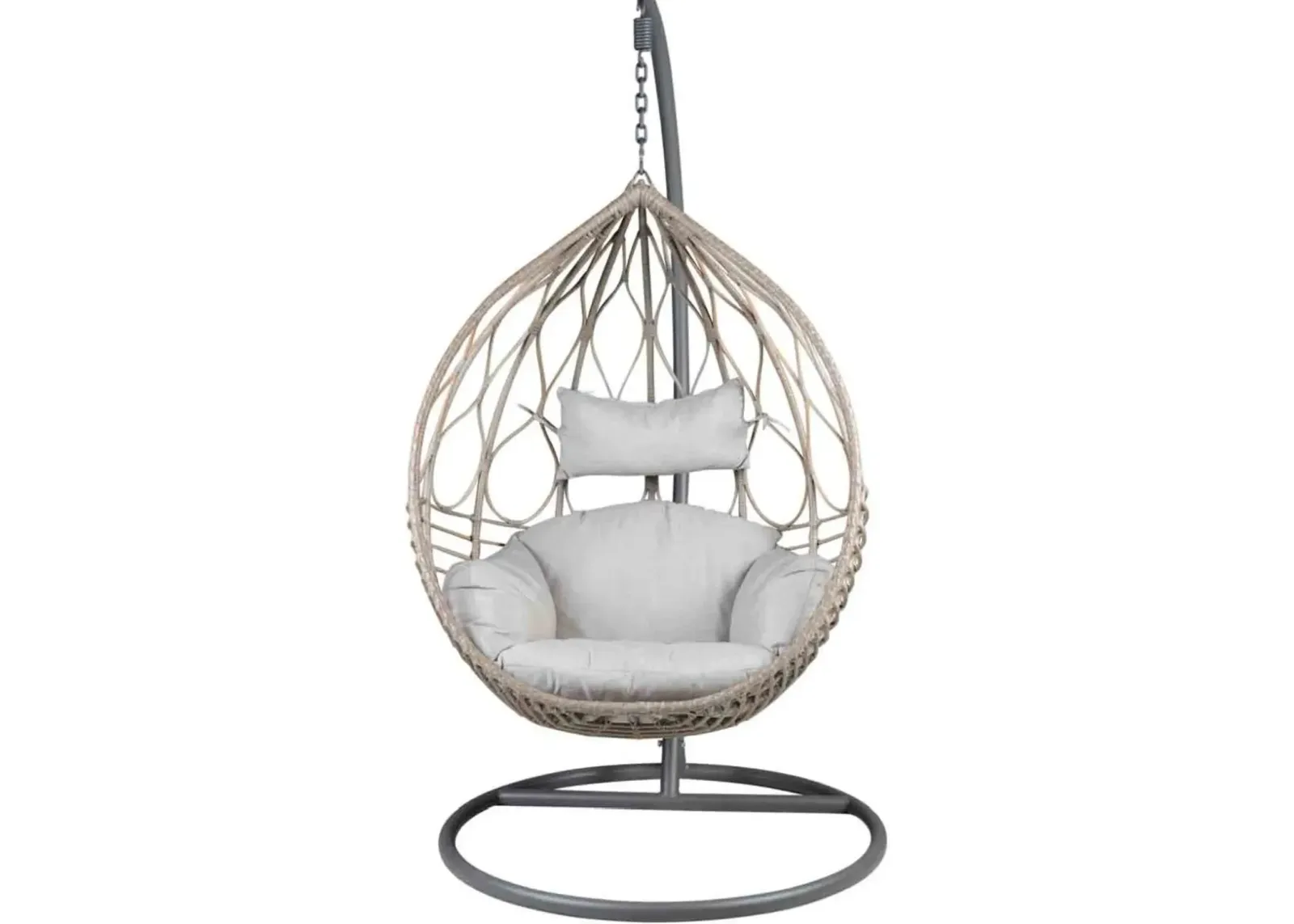 Steve Silver Co. Lux Gray Basket Chair