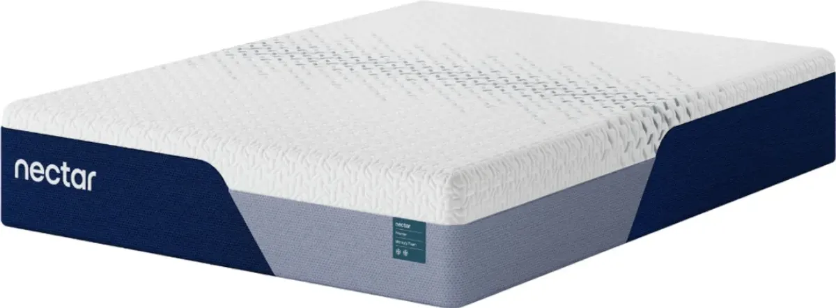 Nectar Premier 5.1 13" Memory Foam Medium Firm Tight Top California King Mattress in a Box