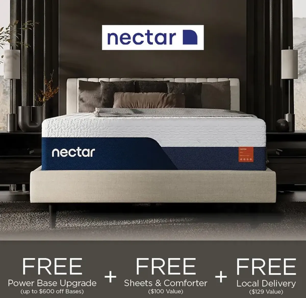 Nectar Ultra 5.1 15" Hybrid Ultra Plush Tight Top King Mattress in a Box