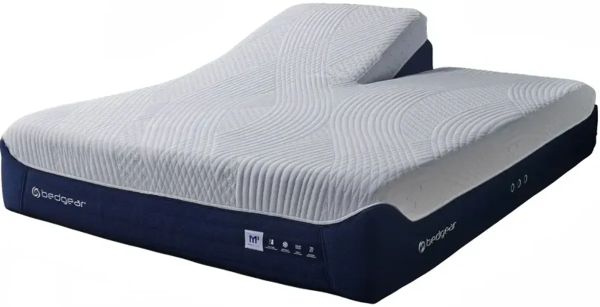 BEDGEAR® M3 Original Performance® 12" Hybrid Plush Tight Top Split Head Queen Mattress in a Box