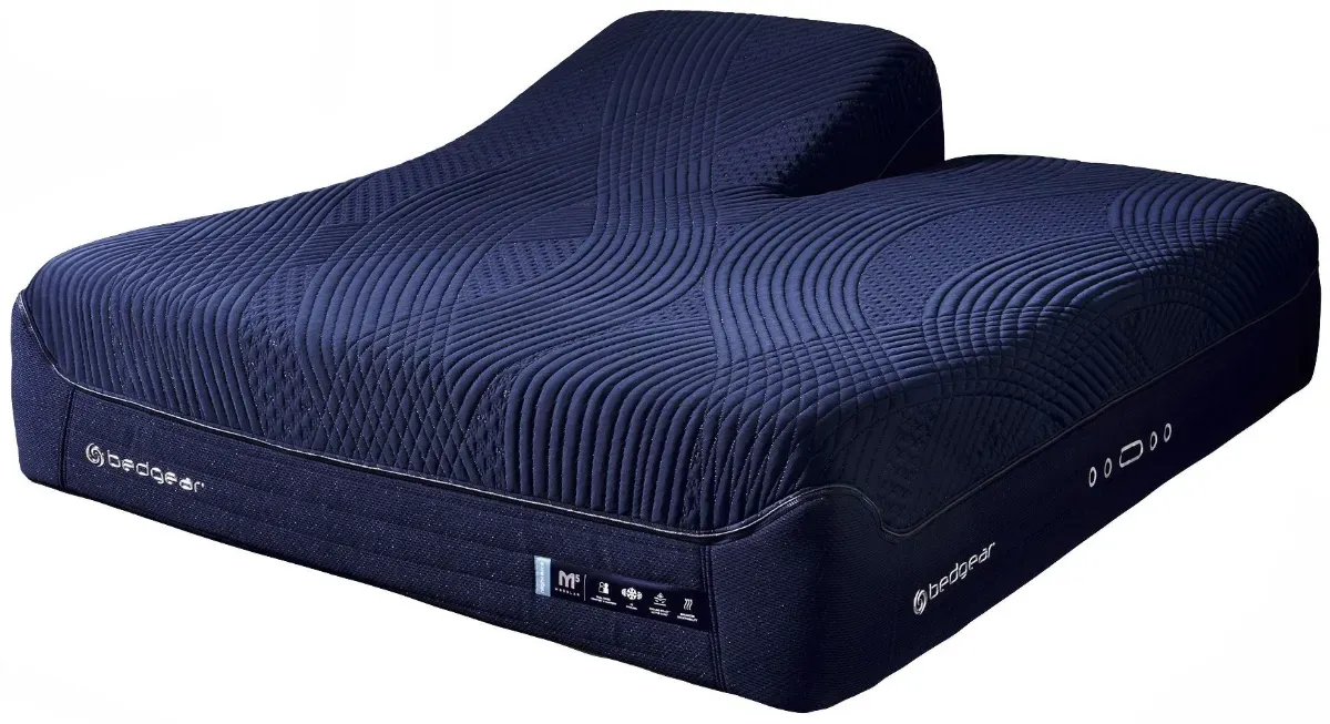BEDGEAR® M5 Night Ice Performance® 14" Hybrid Firm Tight Top Split Head Queen Mattress in a Box