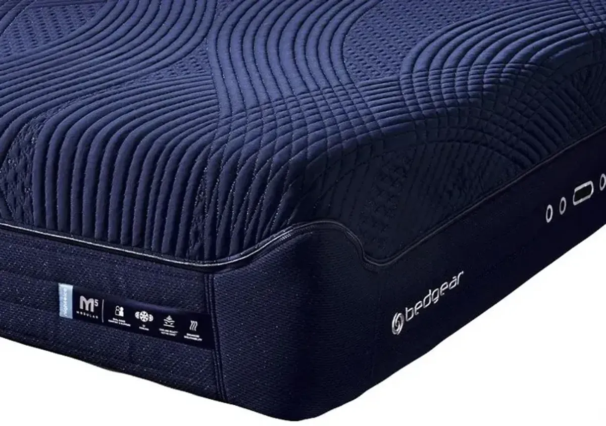 BEDGEAR® M5 Night Ice Performance® 14" Hybrid Medium Firm Tight Top Split Head California King Mattress in a Box