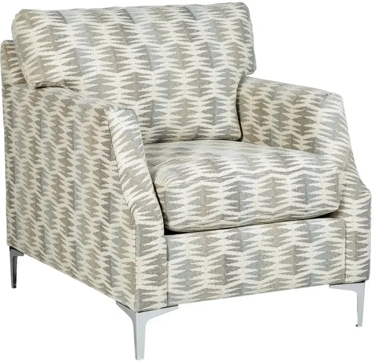 Craftmaster Grey Track Arm Chair