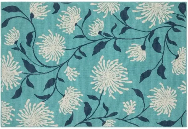 Oriental Weavers Meridian Blue 5'x8' Area Rug