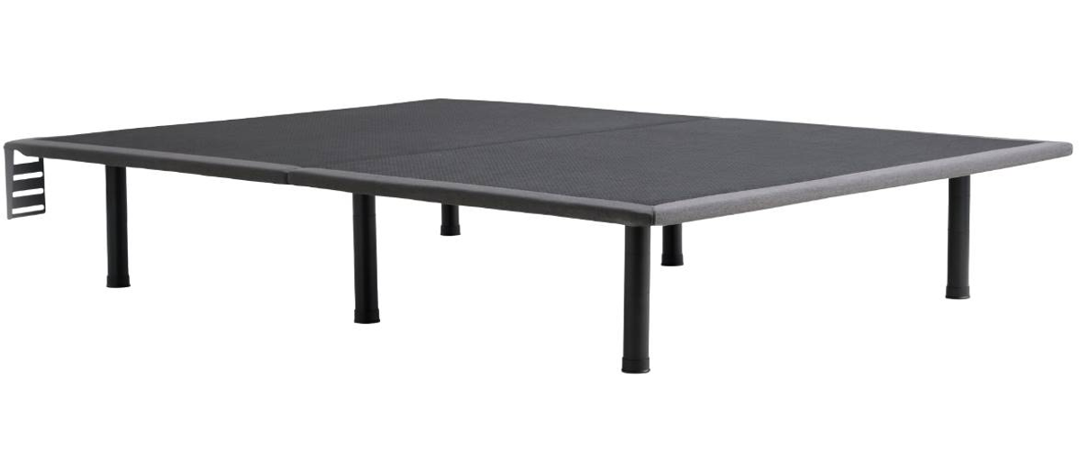 Malouf Thin Deck Charcoal California King Upholstered Platform Bed