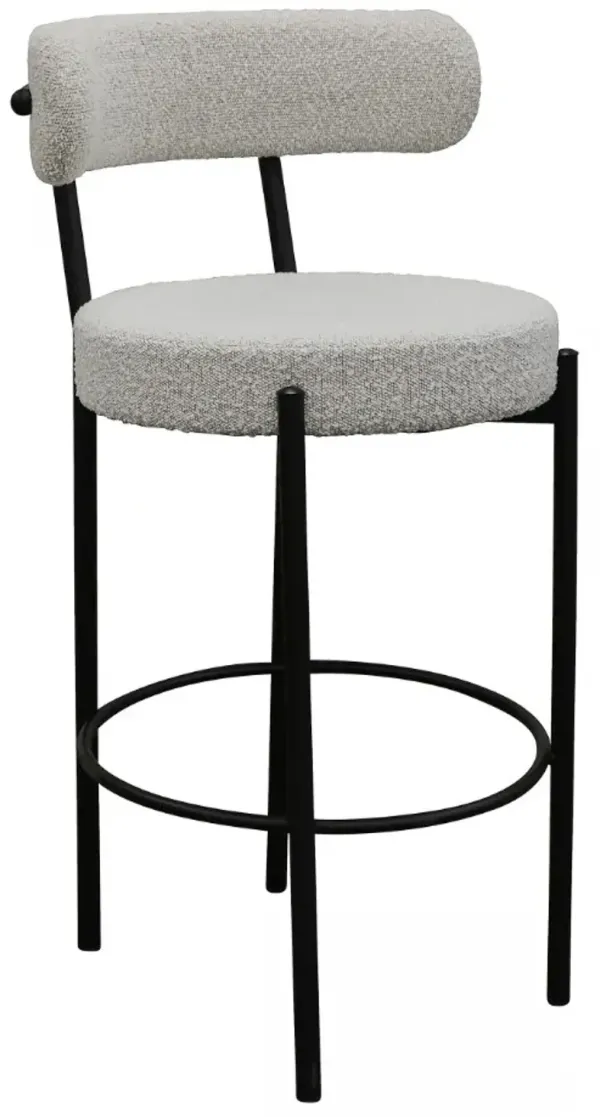 Steve Silver Co. Maya Black/Oatmeal Bar Stool