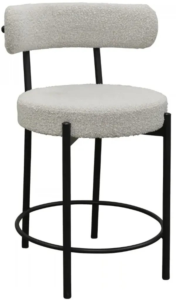 Steve Silver Co. Maya Black/Oatmeal Counter Stool