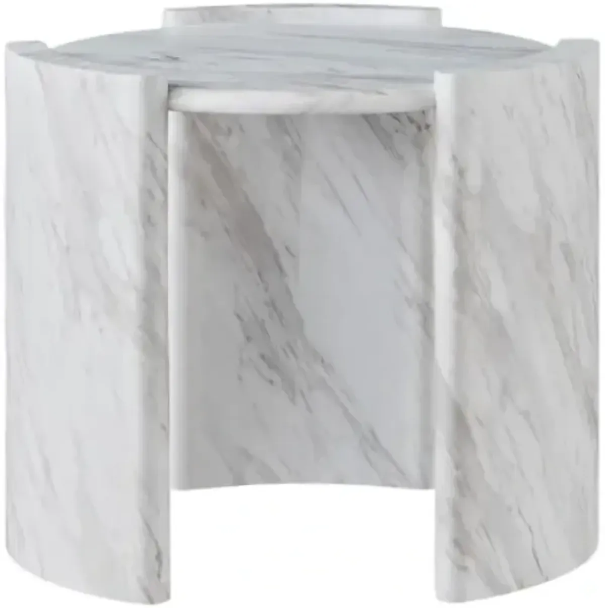 Steve Silver Co. Merino White End Table