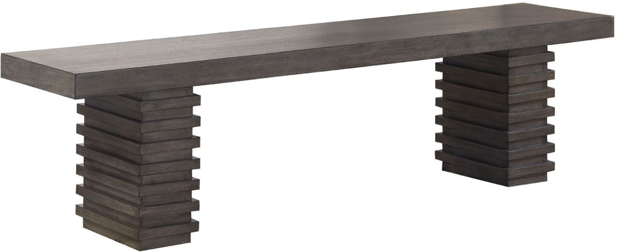 Steve Silver Co. Mila Washed Gray Bench