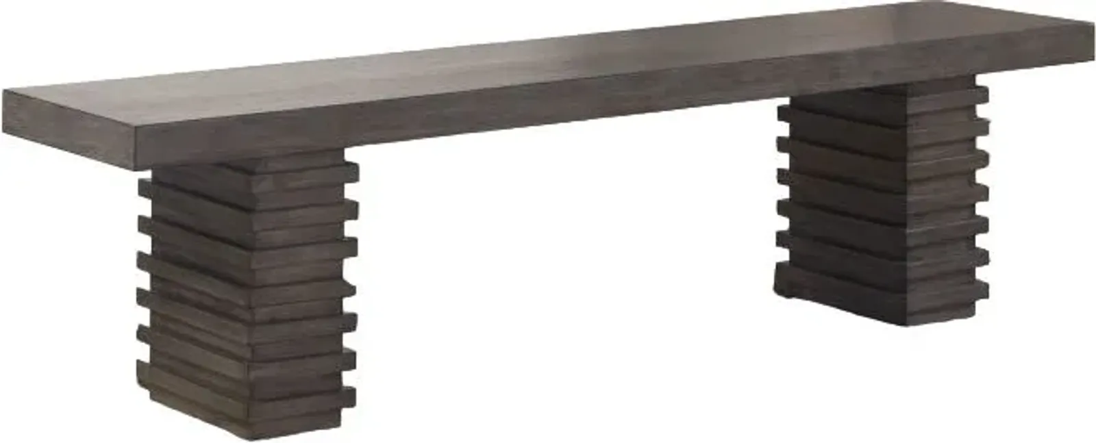 Steve Silver Co. Mila Washed Grey Bench