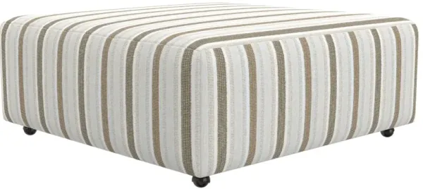 iAmerica Mickey Oatmeal Striped Cocktail Ottoman