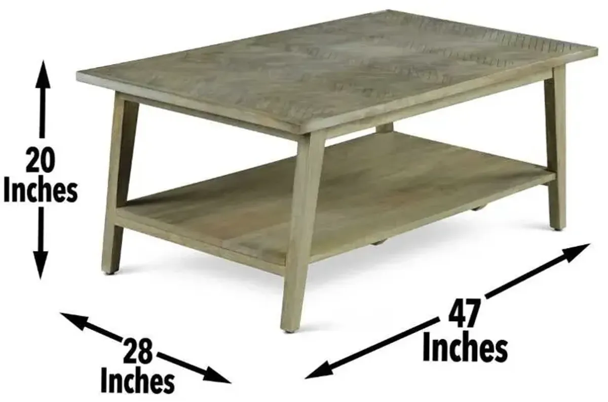 Steve Silver Co. Milani Natural Cocktail Table
