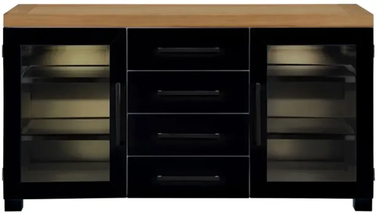 Steve Silver Co. Magnolia Black Server