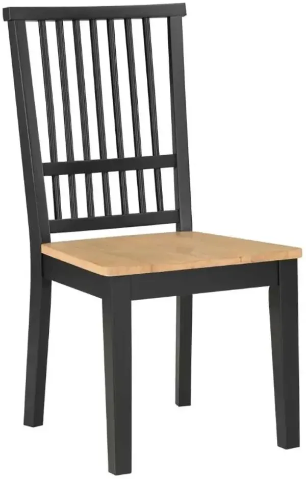 Steve Silver Co. Magnolia Ebony/Natural Side Chair