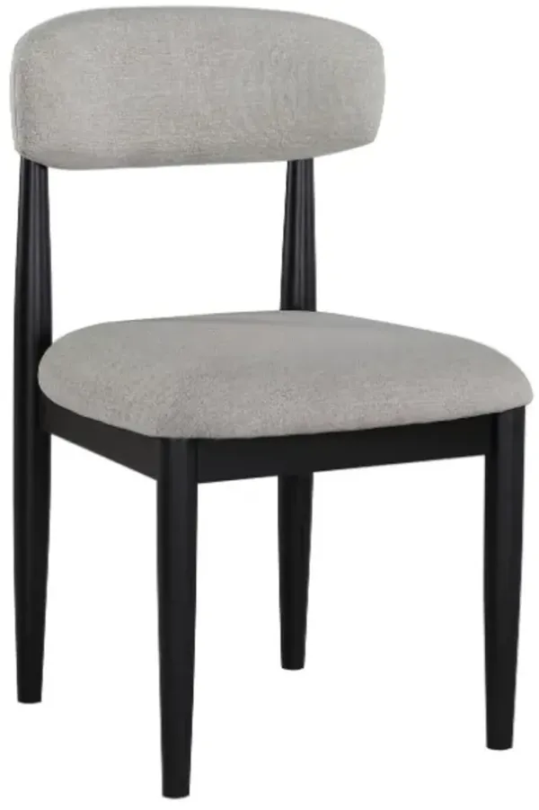 Steve Silver Co. Magnolia Black/Gray Upholstered Side Chairs - Set of 2