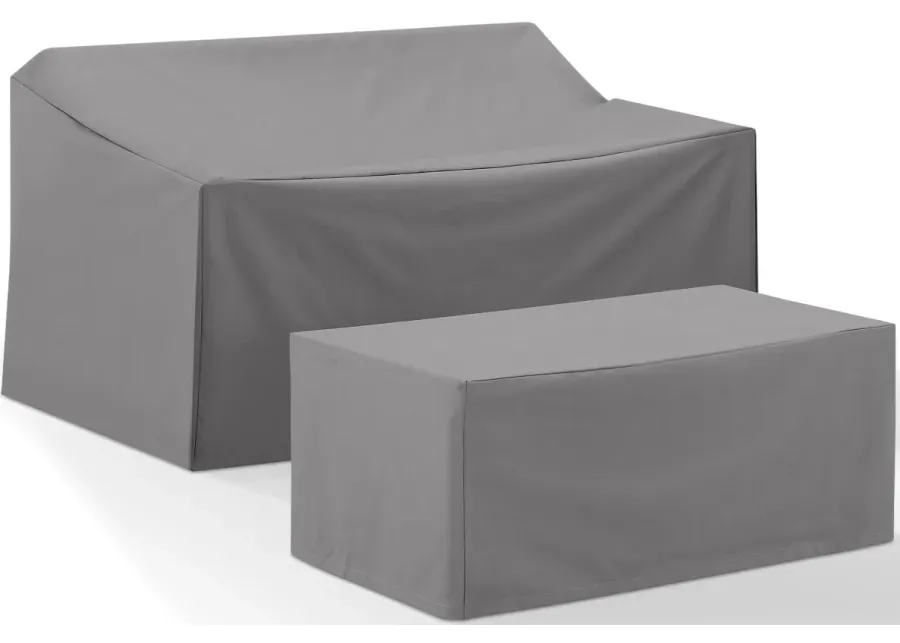 Crosley Furniture® 2-Piece Gray Furniture Cover Set