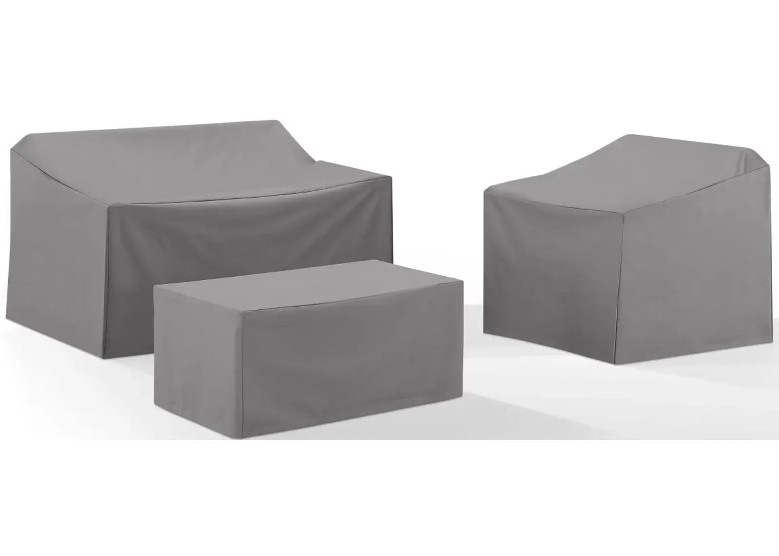 Crosley Furniture® 3-Piece Gray Furniture Cover Set