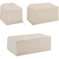 Crosley Furniture® 3-Piece Tan Furniture Cover Set