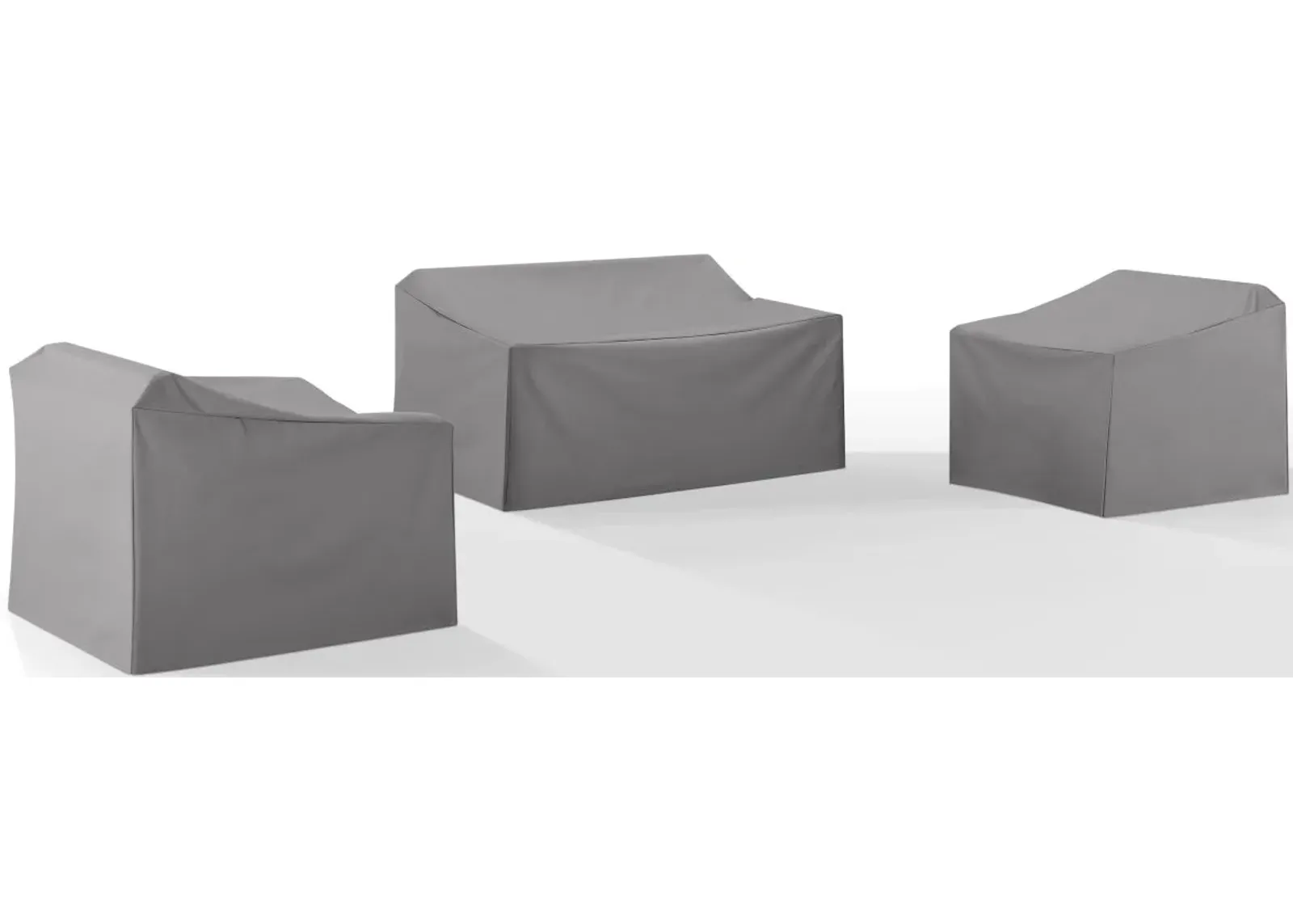 Crosley Furniture® 3-Piece Gray Furniture Cover Set