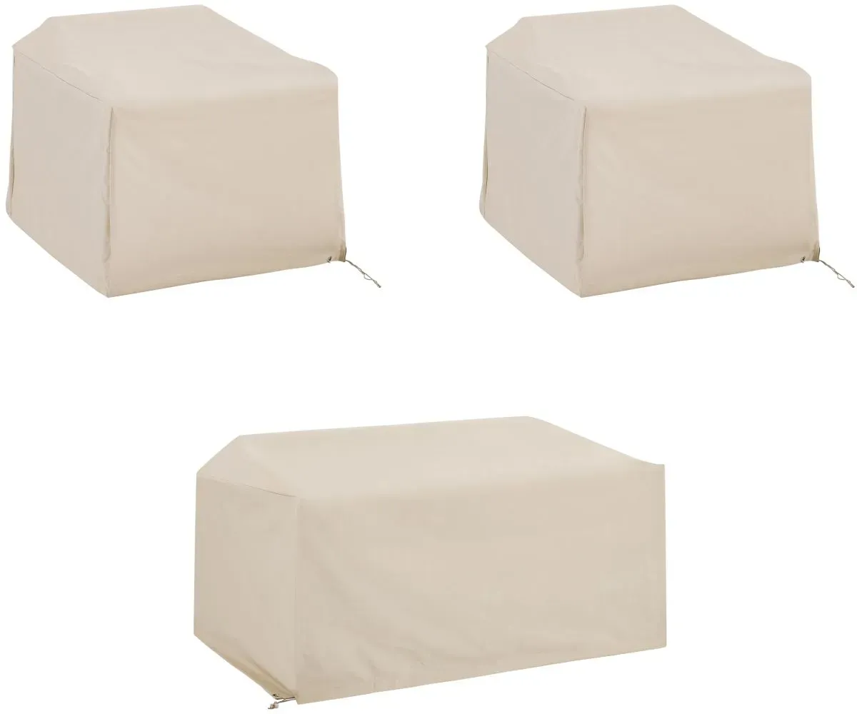 Crosley Furniture® 3-Piece Tan Furniture Cover Set