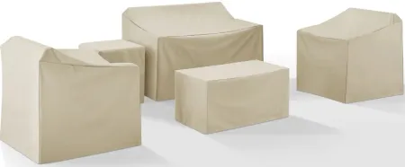 Crosley Furniture® 5-Piece Tan Furniture Cover Set
