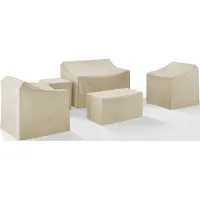 Crosley Furniture® 5-Piece Tan Furniture Cover Set