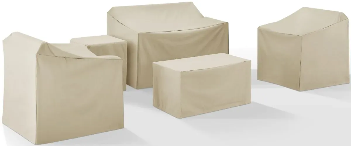 Crosley Furniture® 5-Piece Tan Furniture Cover Set