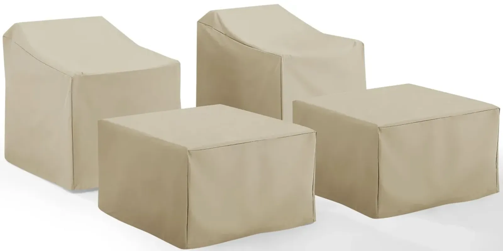 Crosley Furniture® 4-Piece Tan Furniture Cover Set