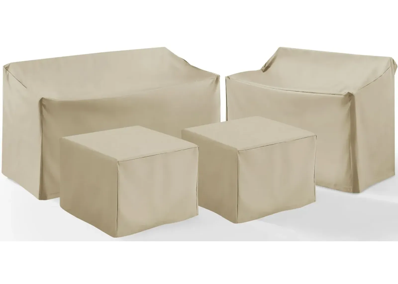 Crosley Furniture® 4-Piece Tan Sectional Cover Set