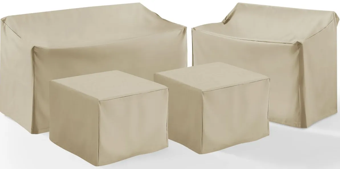Crosley Furniture® 4-Piece Tan Sectional Cover Set