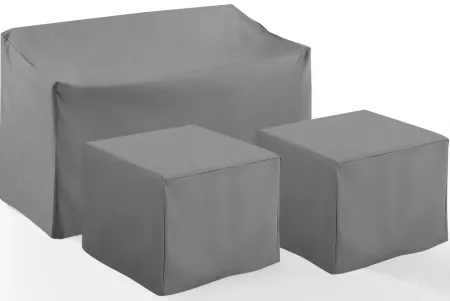 Crosley Furniture® 3-Piece Gray Sectional Cover Set