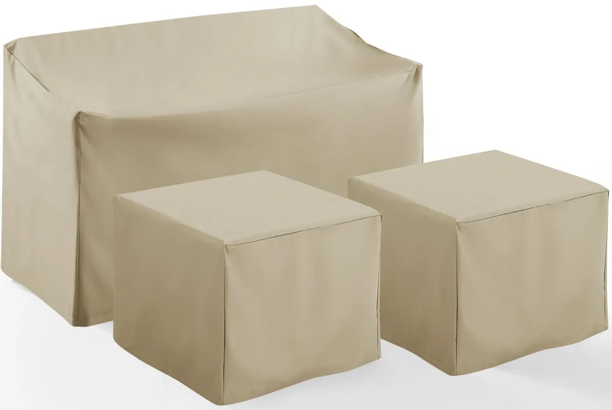 Crosley Furniture® 3-Piece Tan Sectional Cover Set