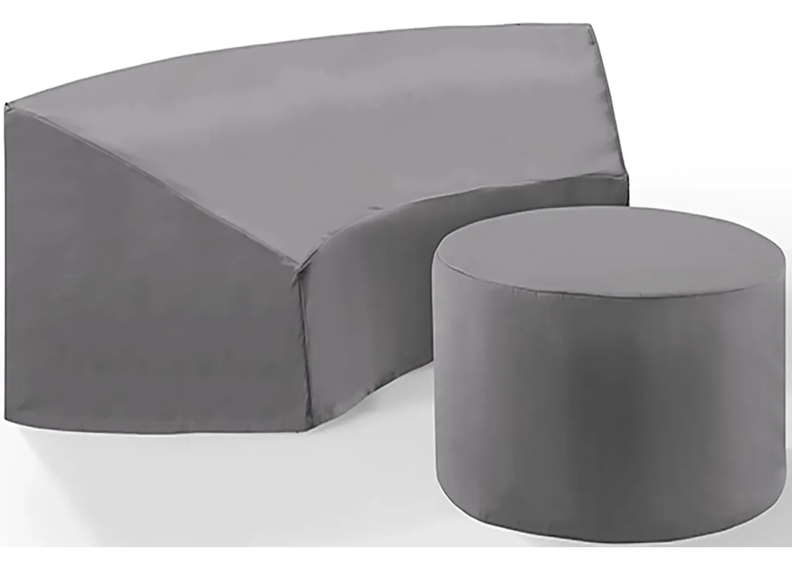 Crosley Furniture® Catalina 2-Piece Gray Furniture Cover Set