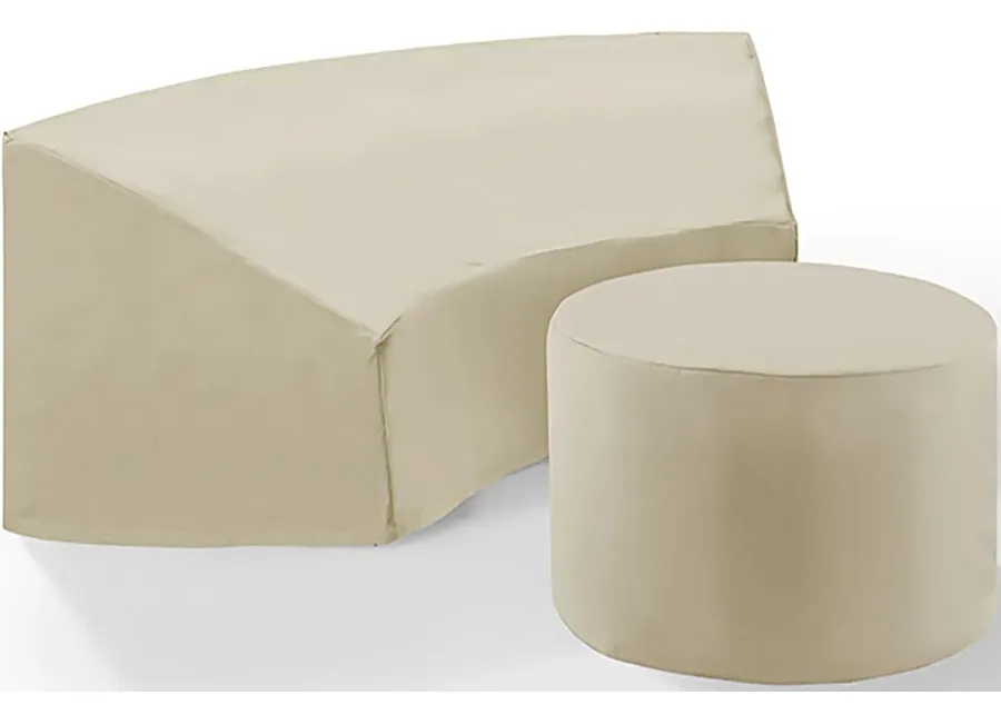 Crosley Furniture® Catalina 2-Piece Tan Furniture Cover Set