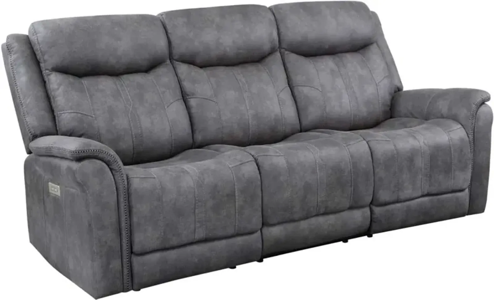 Steve Silver Co. Morrison Stone Dual Power Reclining Sofa