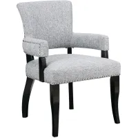 Olliix by Madison Park Grey Dawson Arm Dining Chair