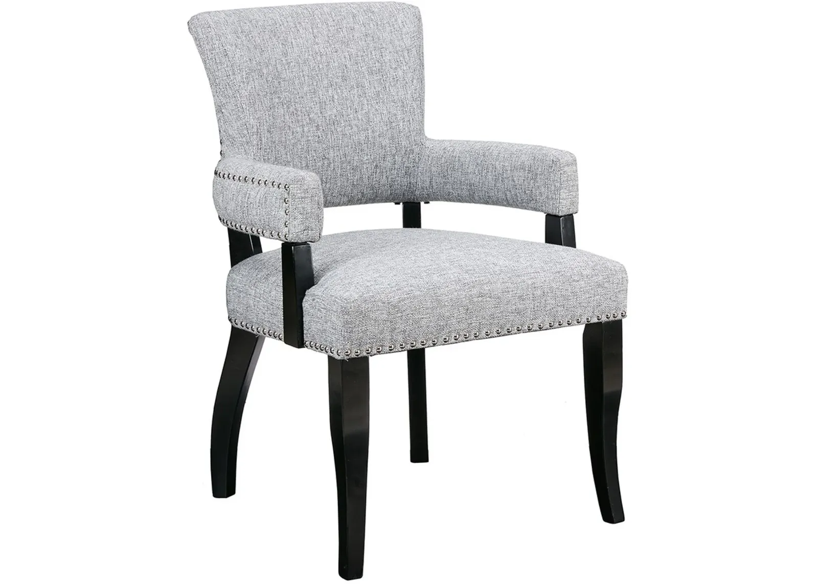 Olliix by Madison Park Grey Dawson Arm Dining Chair