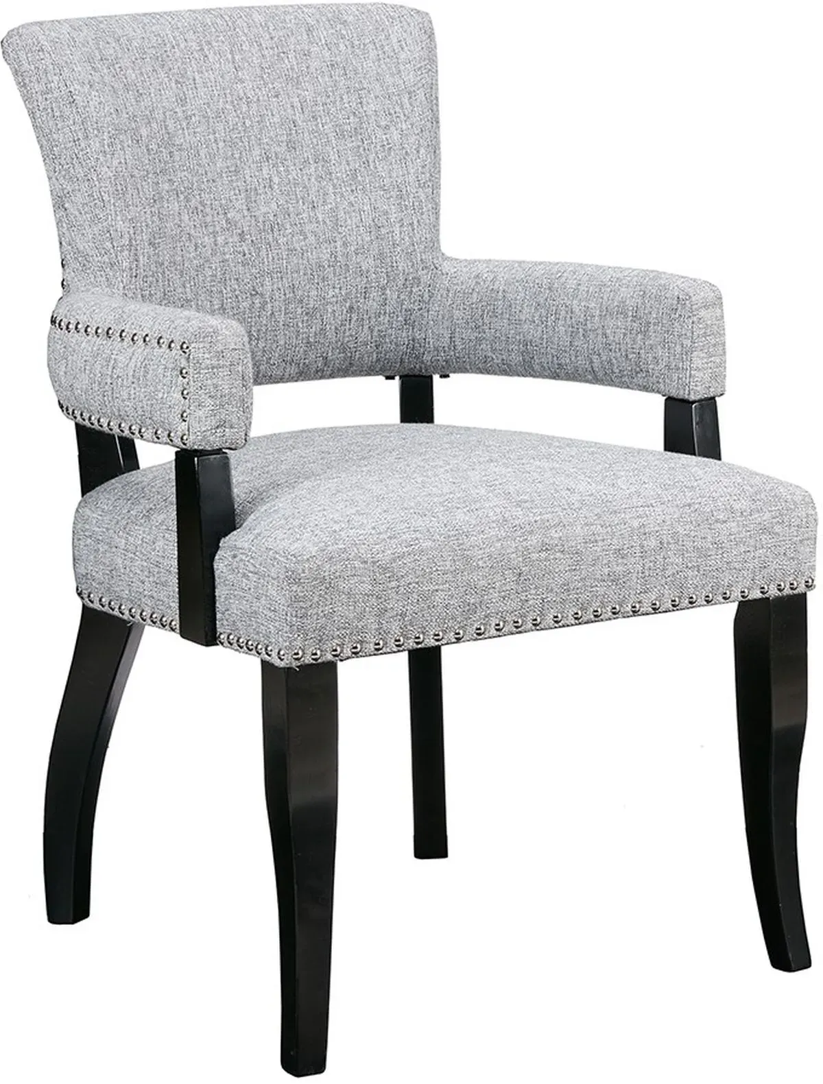 Olliix by Madison Park Grey Dawson Arm Dining Chair