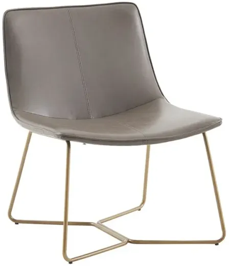 Olliix by Madison Park Brown and Gold Fallon Chair