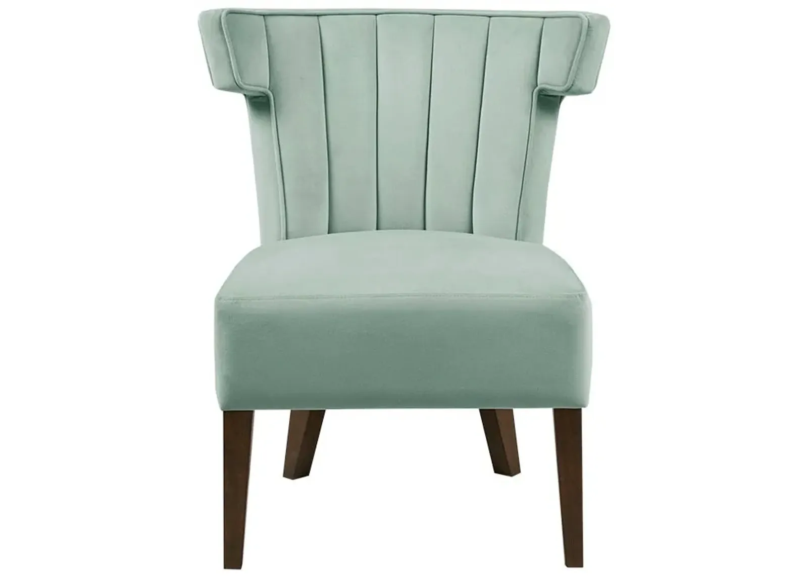 Olliix by Madison Park Grafton Blue Armless Accent Lounge Chair