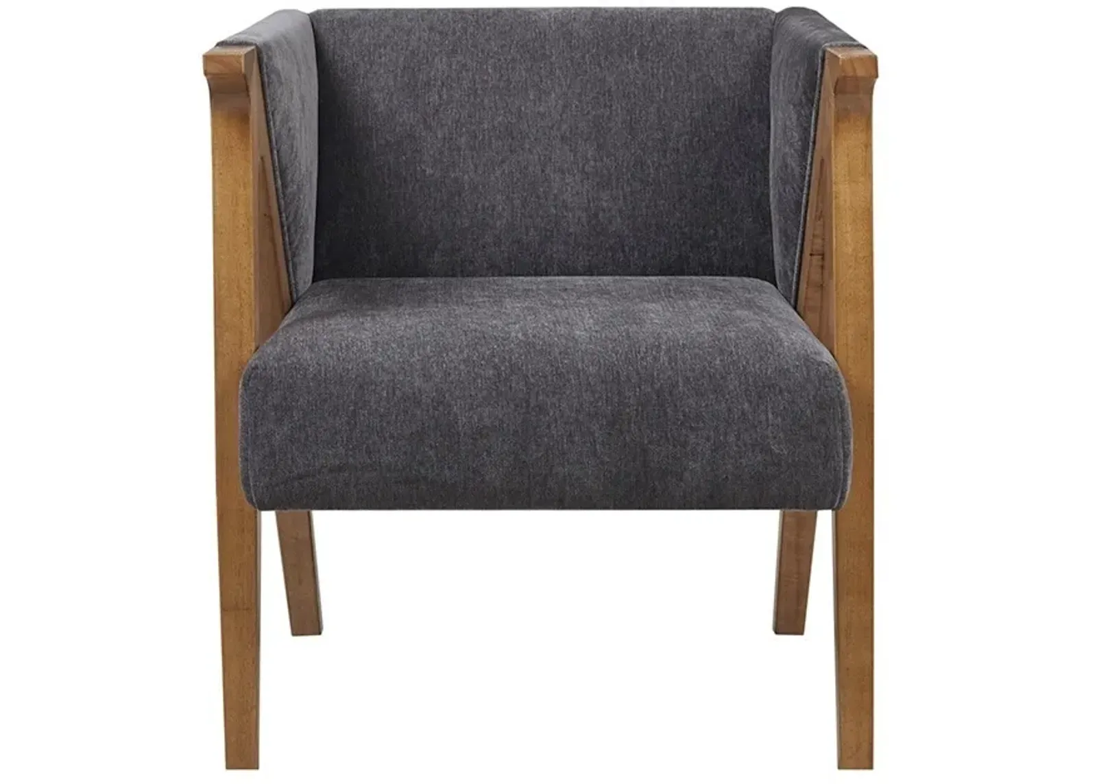 Olliix by Madison Park Carla Charcoal Accent Lounge Chair