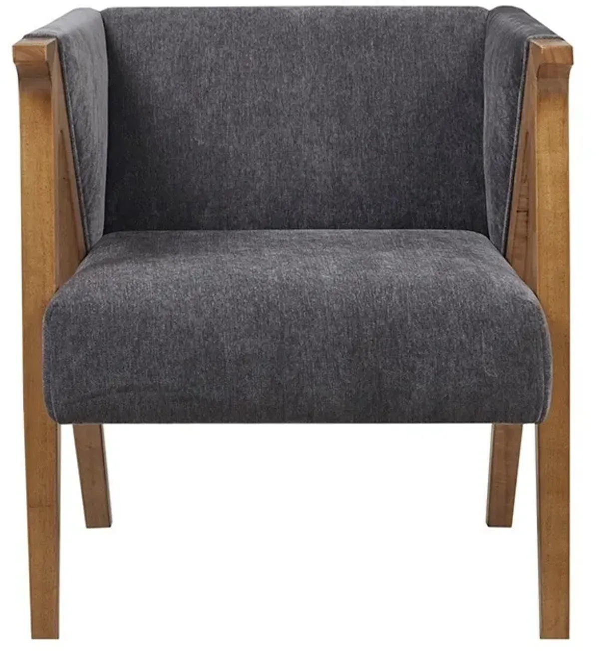 Olliix by Madison Park Carla Charcoal Accent Lounge Chair