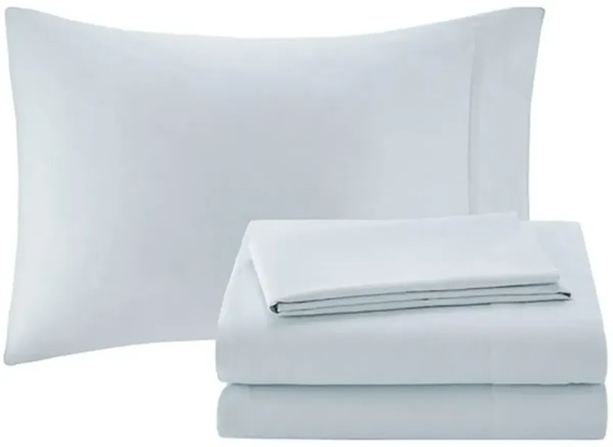 Olliix by Madison Park Blue Queen Aubrey 12 Piece Complete Bed Set