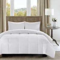 Olliix by Madison Park Winfield White Full/Queen Comforter