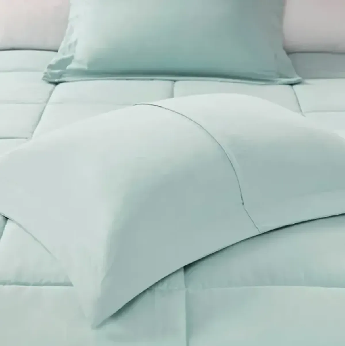 Olliix by Madison Park Sarasota Seafoam King/Cal King Microcell Down Alternative Comforter Mini Set