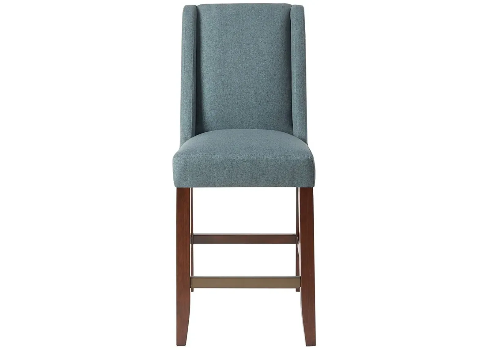 Olliix by Madison Park Blue Brody Wing Counter Height Stool